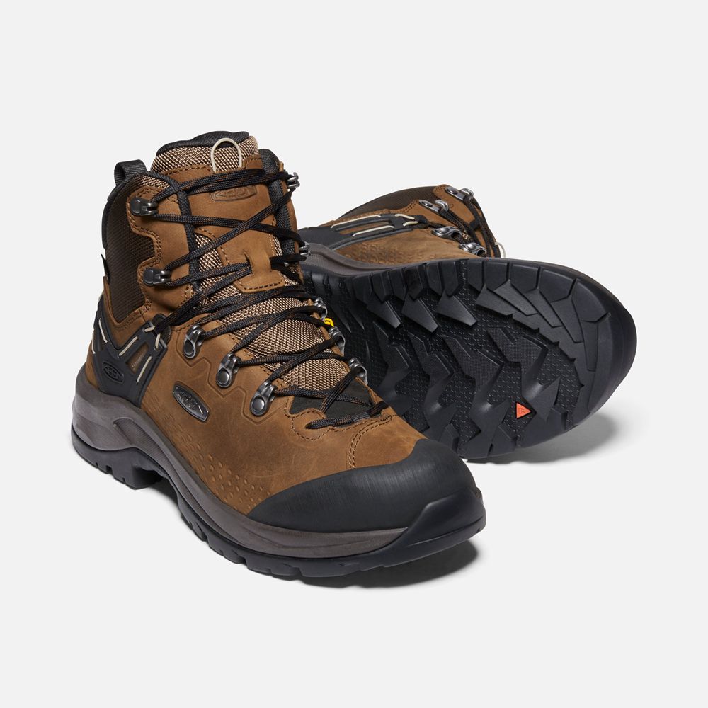 Keen Vandringskängor Herr Bruna/Svarta - Wild Sky Waterproof - 190236YBM